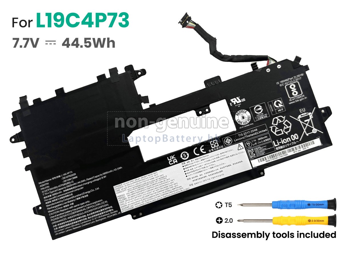 Lenovo L19C4P73代用電池