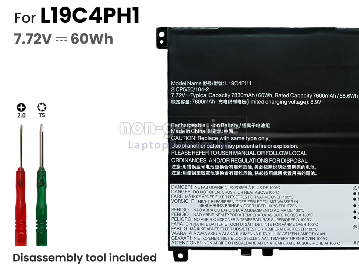 Lenovo L19C4PH1代用電池