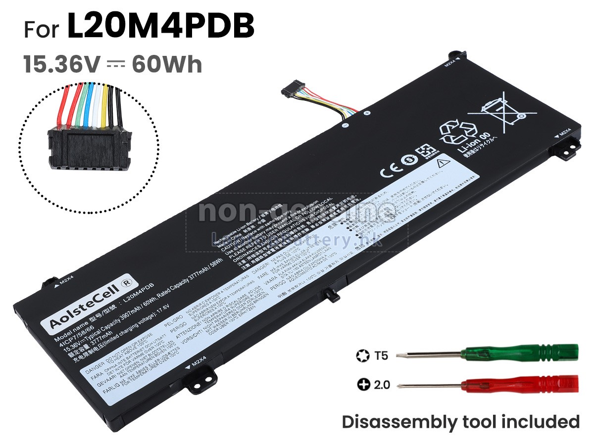 Lenovo L20L4PDB代用電池