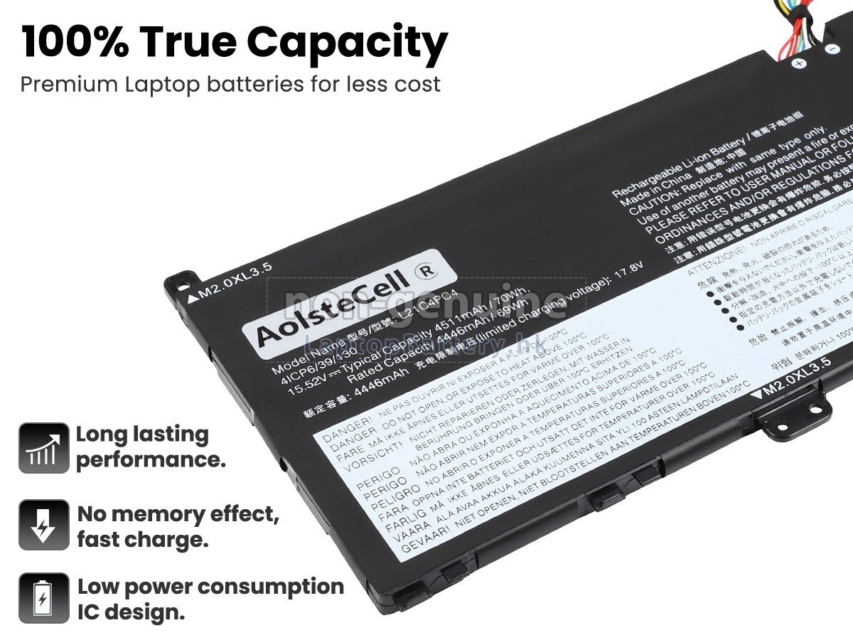 Lenovo L21D4PC4代用電池