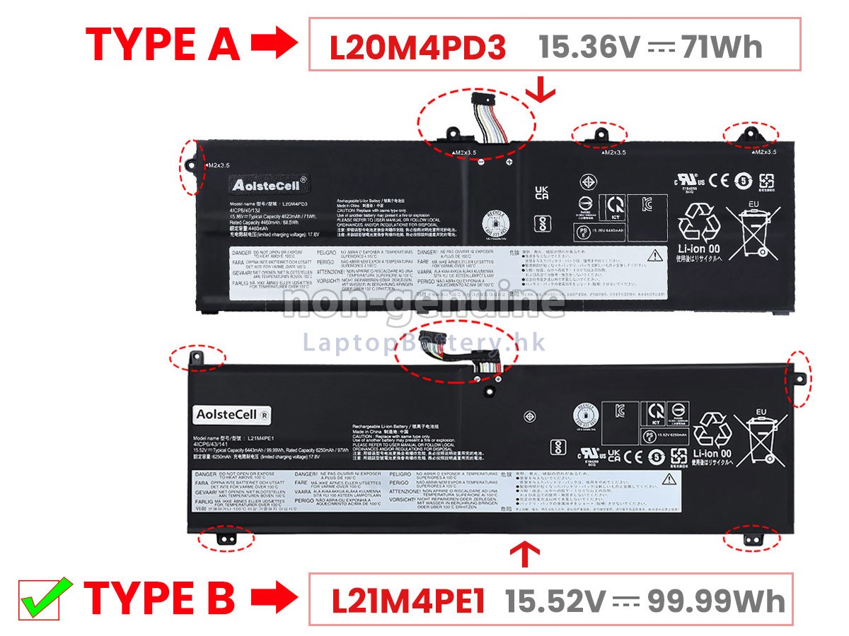 Lenovo L21B4PE1代用電池