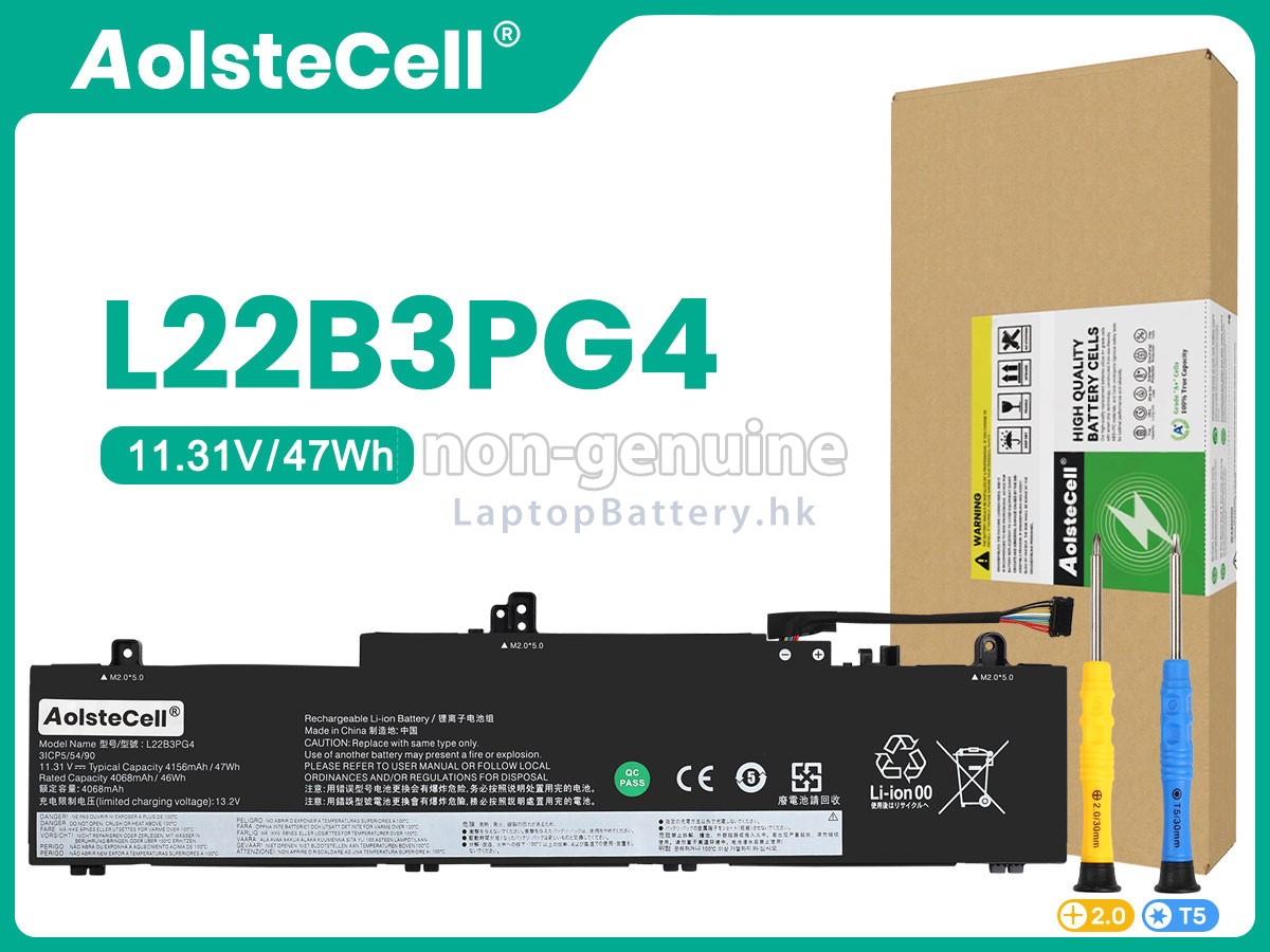 Lenovo L22B3PG4代用電池