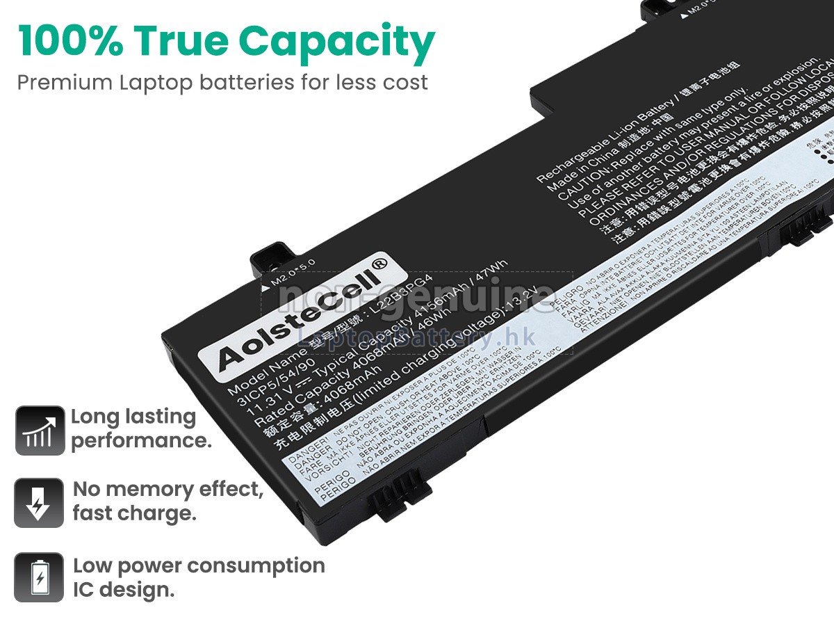 Lenovo L22B3PG4代用電池
