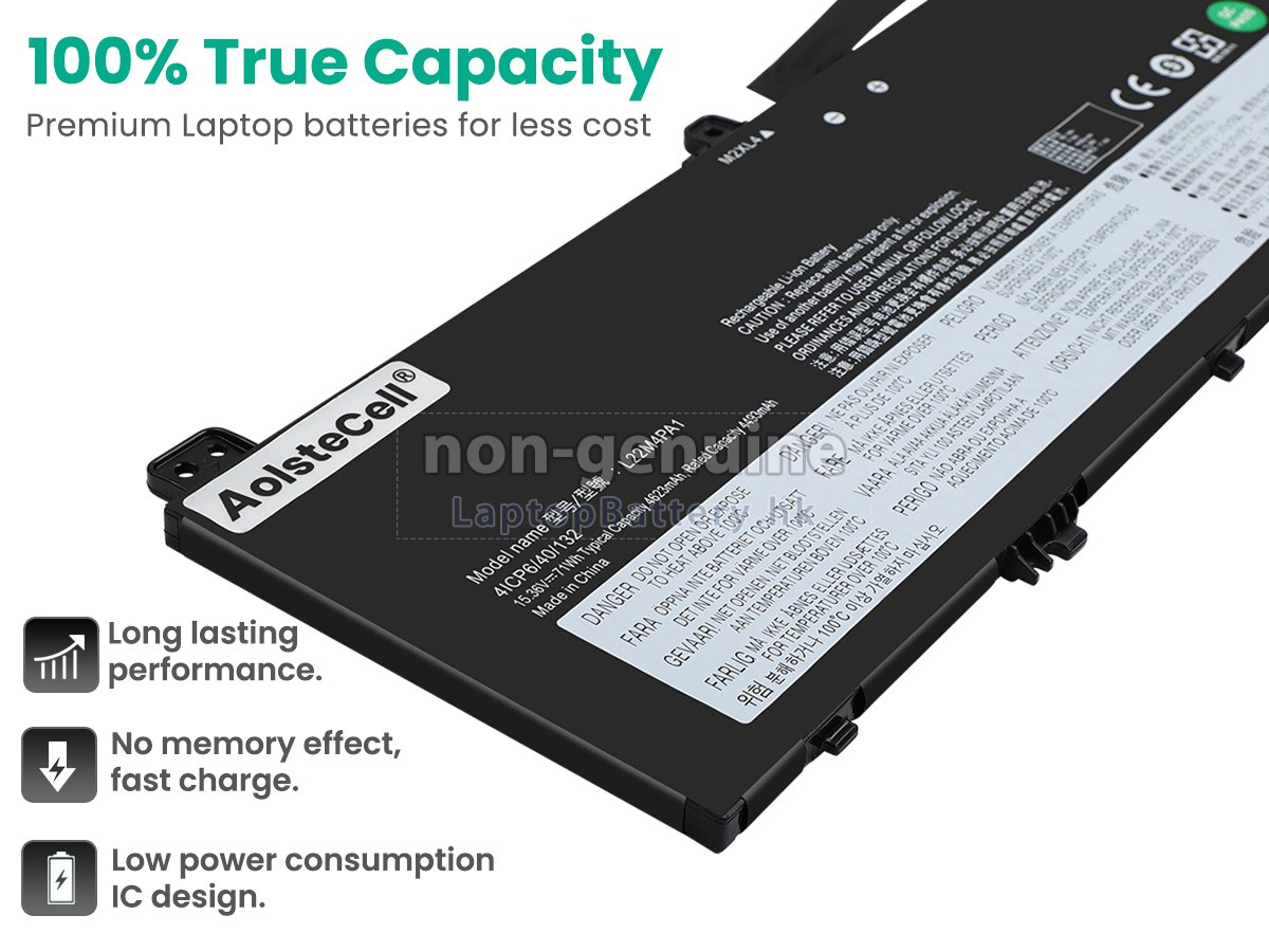 Lenovo L22D4PA1代用電池