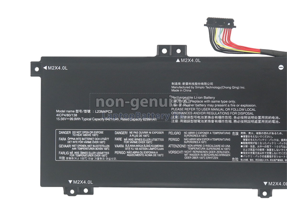 Lenovo LEGION 7 16IRX9-83FD00A9HH代用電池