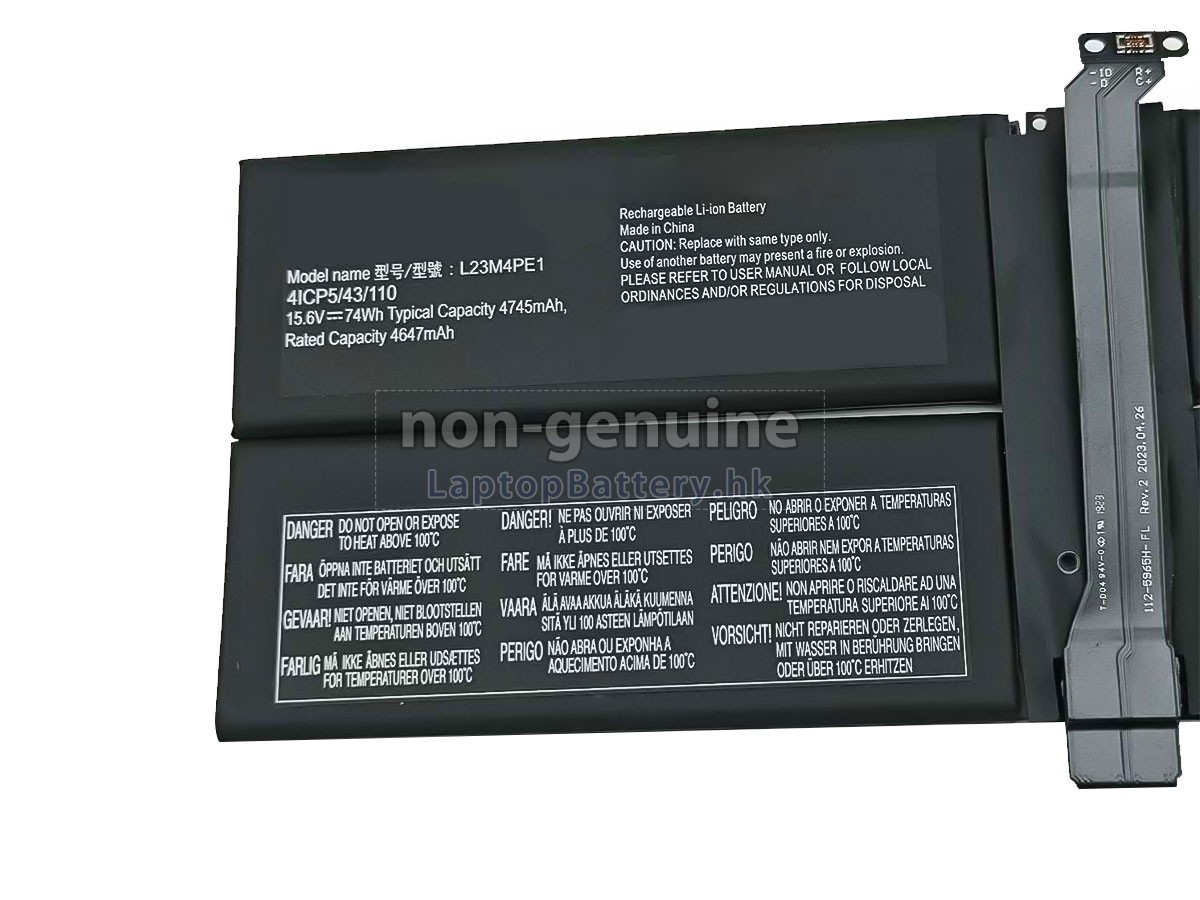 Lenovo THINKBOOK 13X G4 IMH-21KR0008DS代用電池