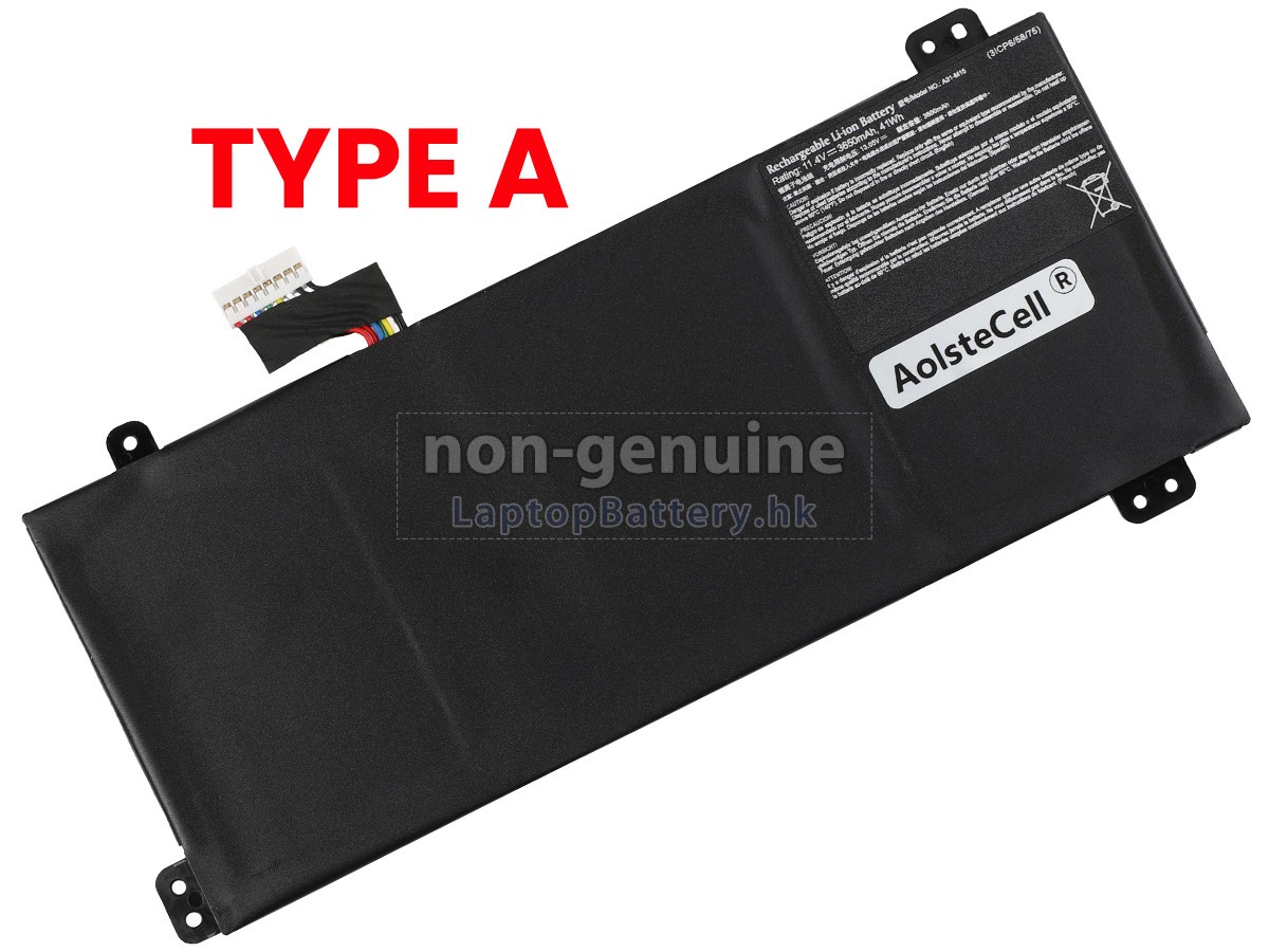 Medion PEGATRON M17CUN代用電池