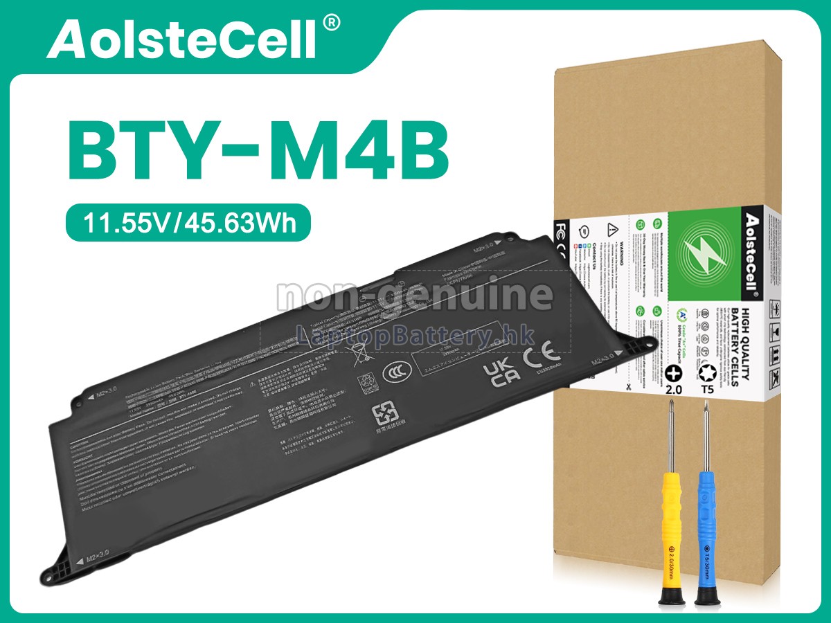 MSI BTY-M4B代用電池