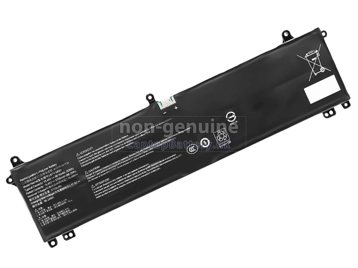 MSI BTY-M591代用電池