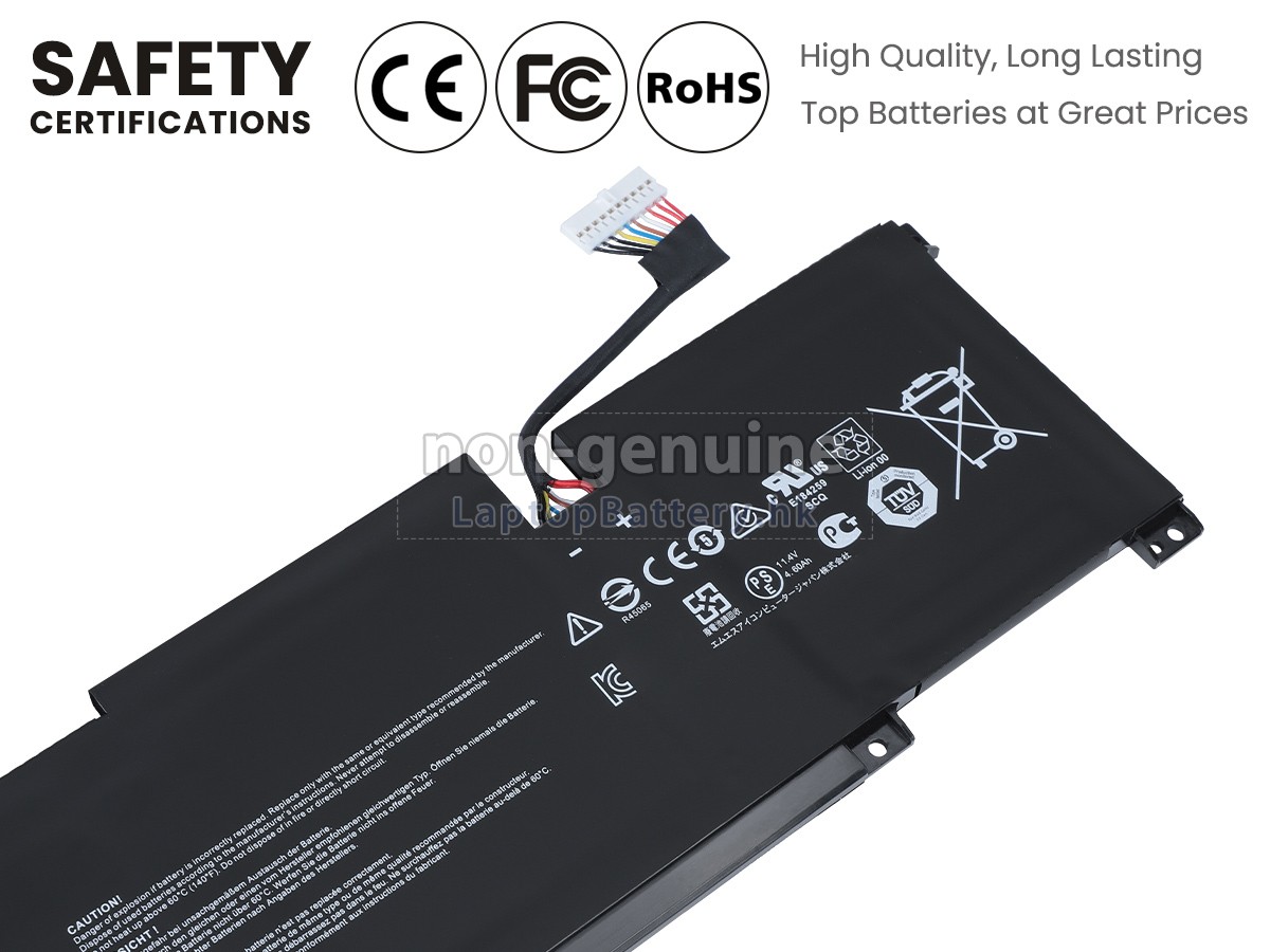 MSI MODERN 14 C11M-205US代用電池