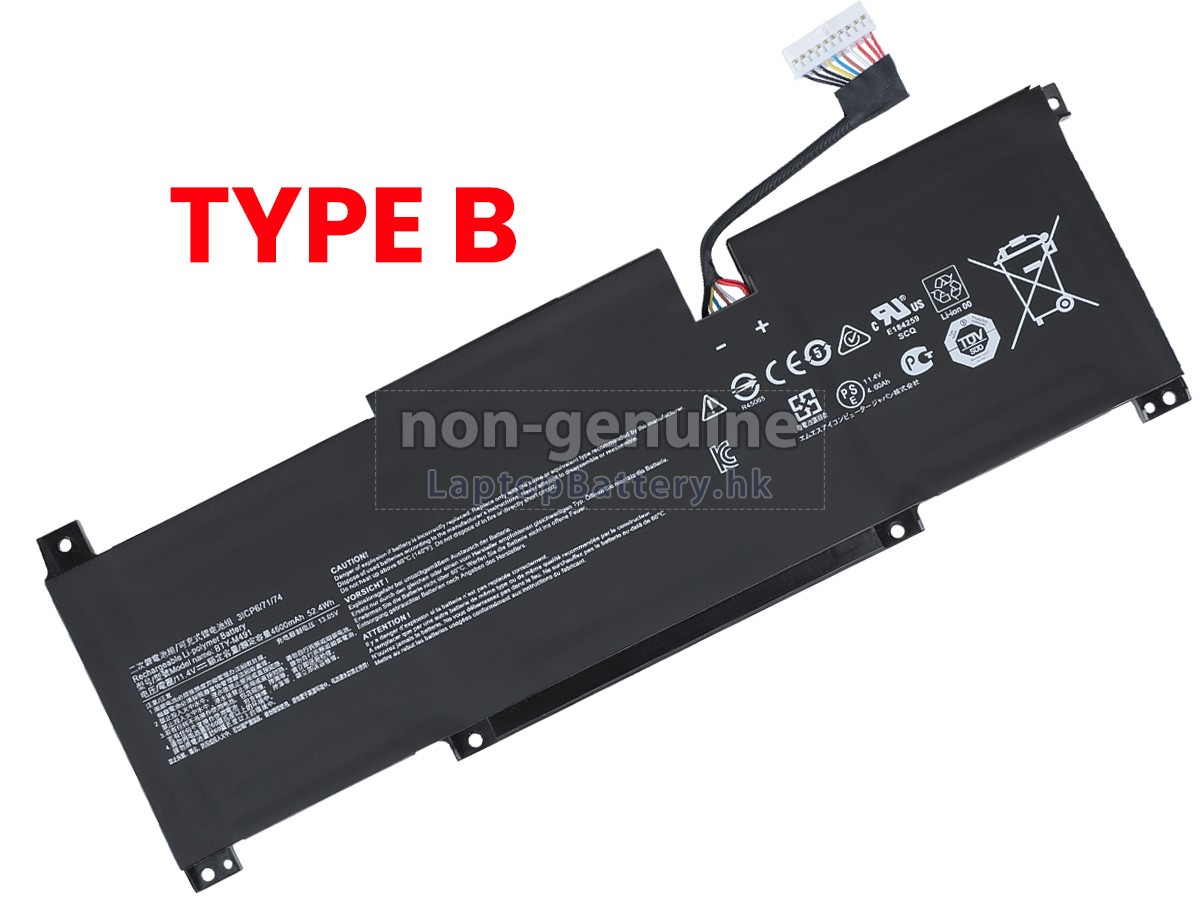 MSI MODERN 14 C11M-205US代用電池