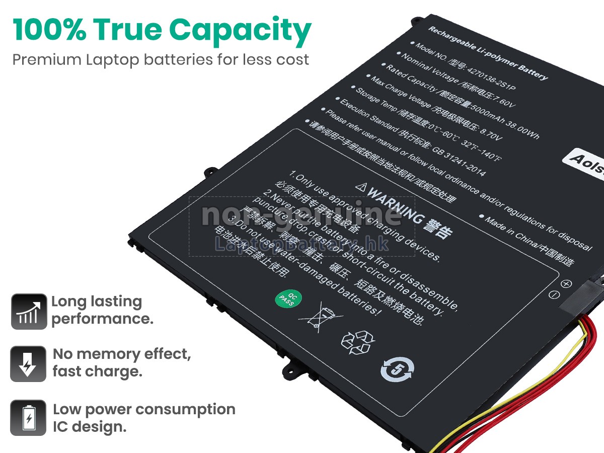Sgin 4270138-2S1P代用電池