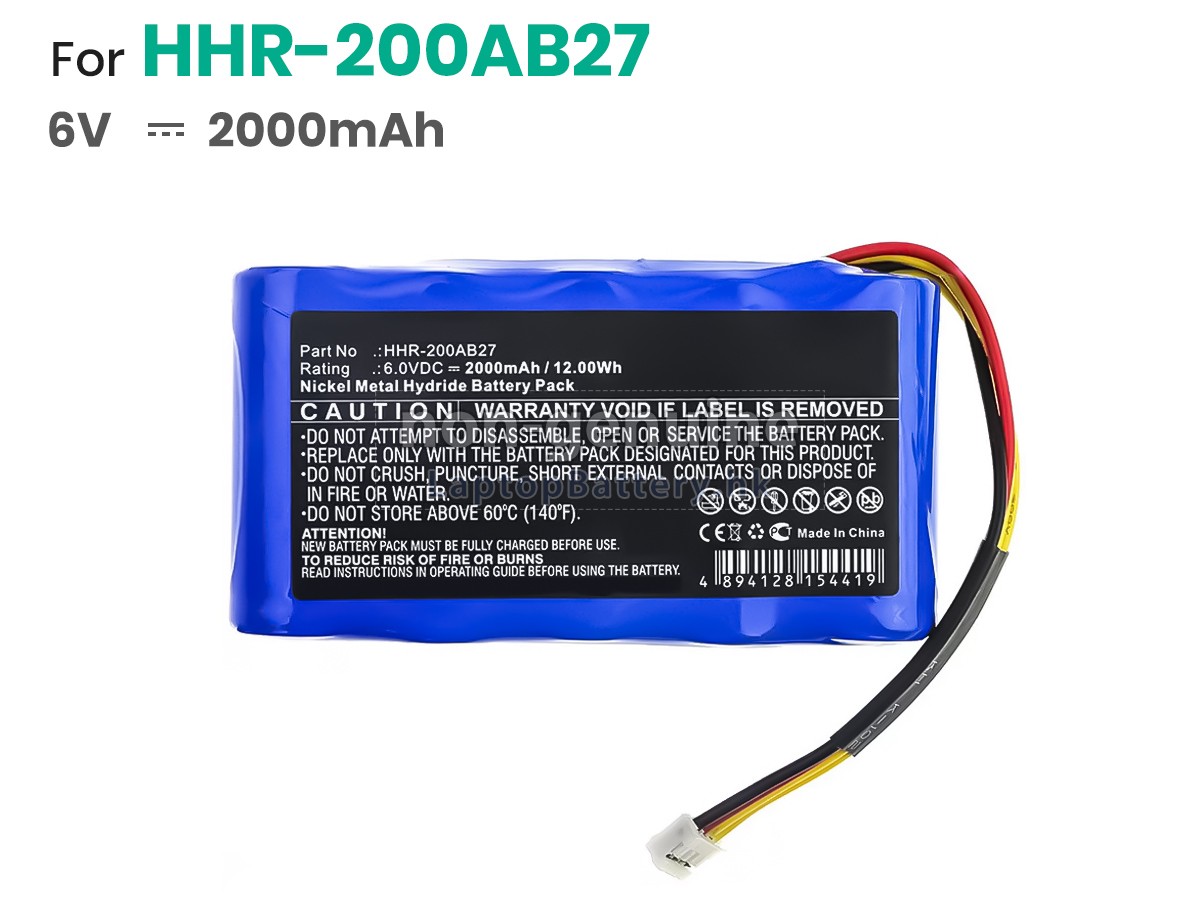 Testo HHR-200AB27代用電池