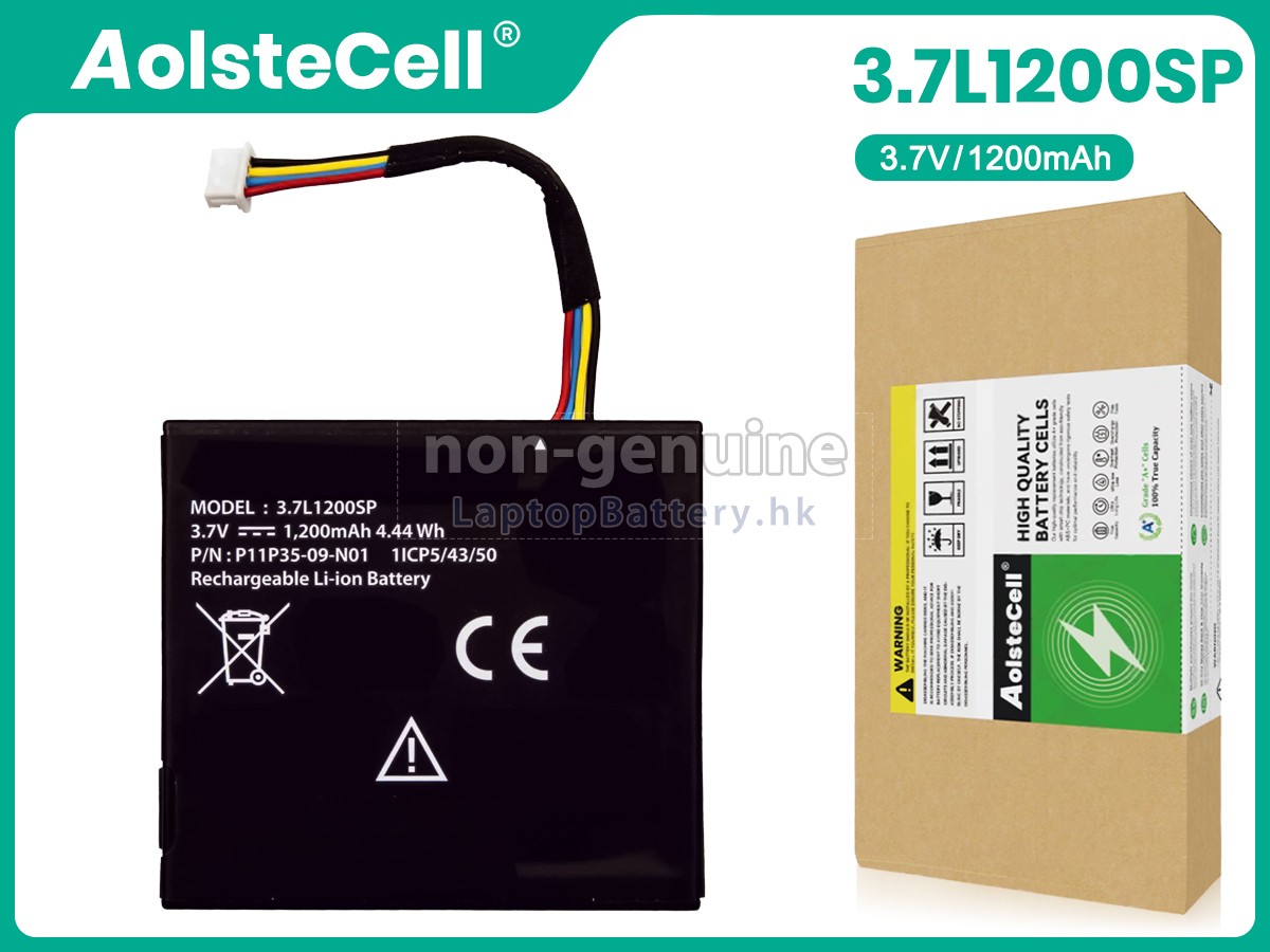 Texas Instruments 3.7L1200SP代用電池